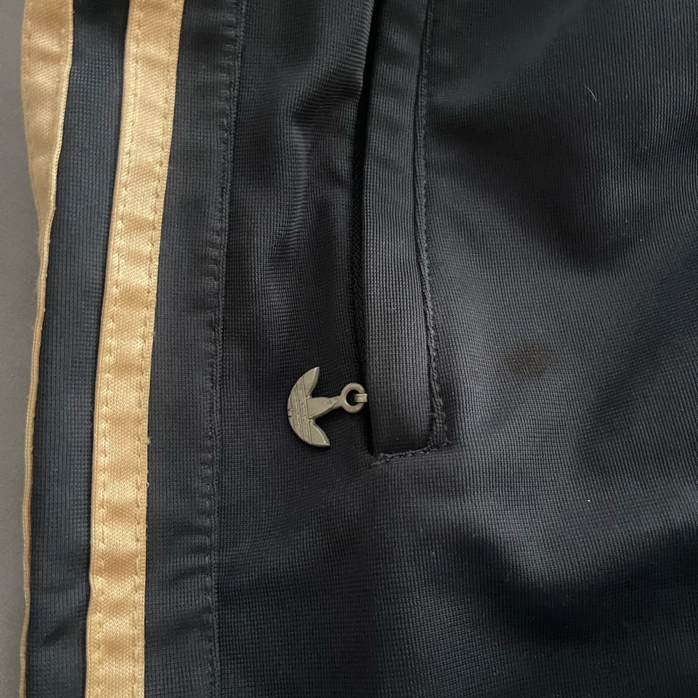Adidas Black and Yellow Joggers - Picture 2 of 4